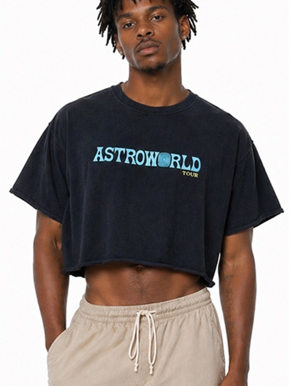 Travis Scott Astroworld Tour Cropped Boxy Tee